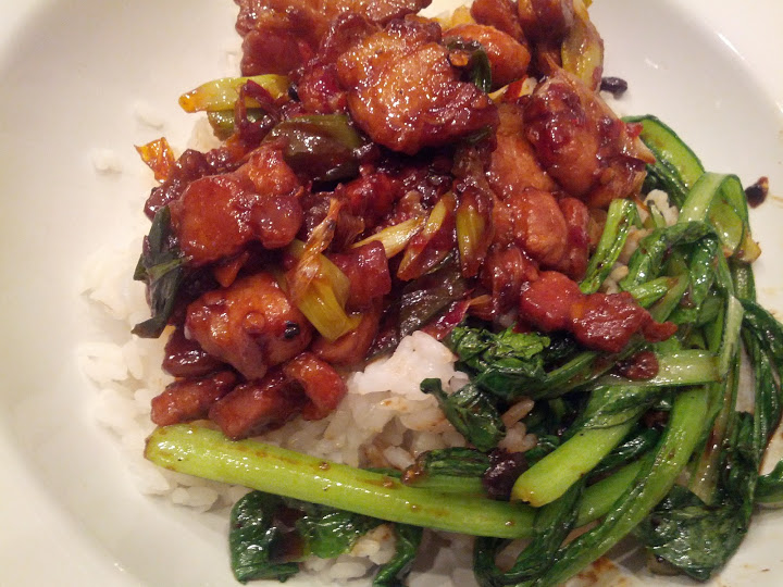 the Daily Nosh » Pork Belly Donburi with Greens