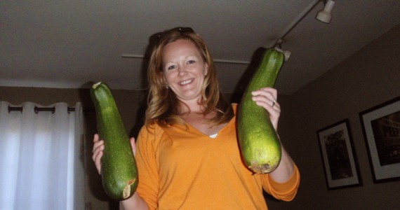 courtneywzucchini Two of the larger zucchini from my garden