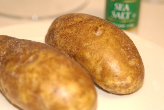 Baked potatoes