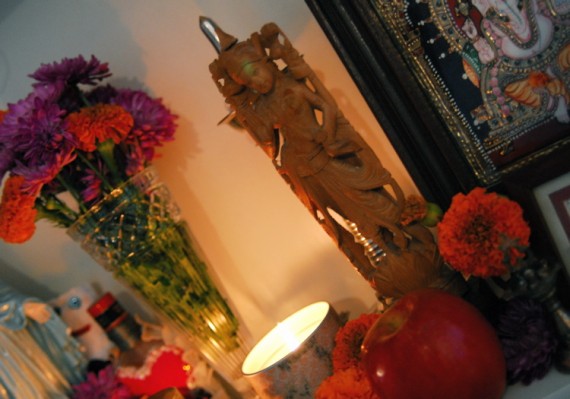 Lakshmi on the Altar