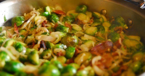 Brussels sprouts cooking