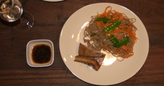 Broiled Tofu and Soba Noodles