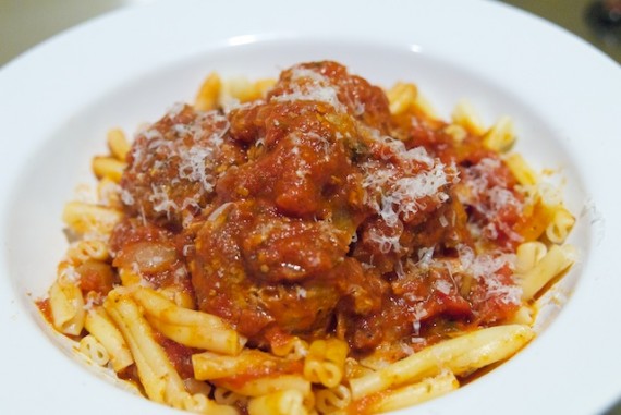 Meatballs and Pasta