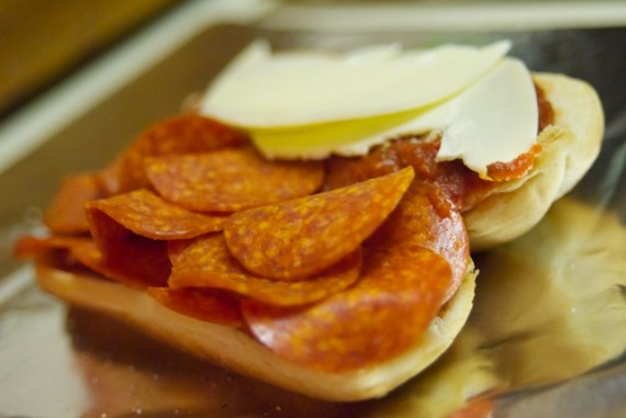 Making the Pizza Sub