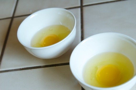Eggs in cups