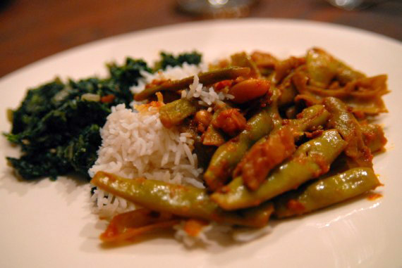 Green Bean Bhaji Green Bean Bhaji