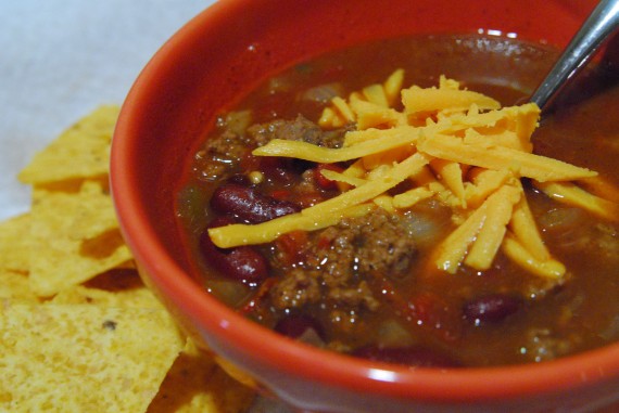 Courtney's Beef & Bean Chili