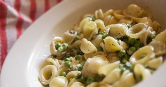 Orecchiette with Peas and Mint