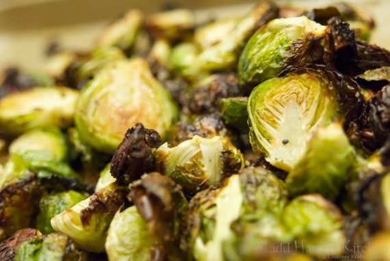 Salt Roasted Brussels Sprouts